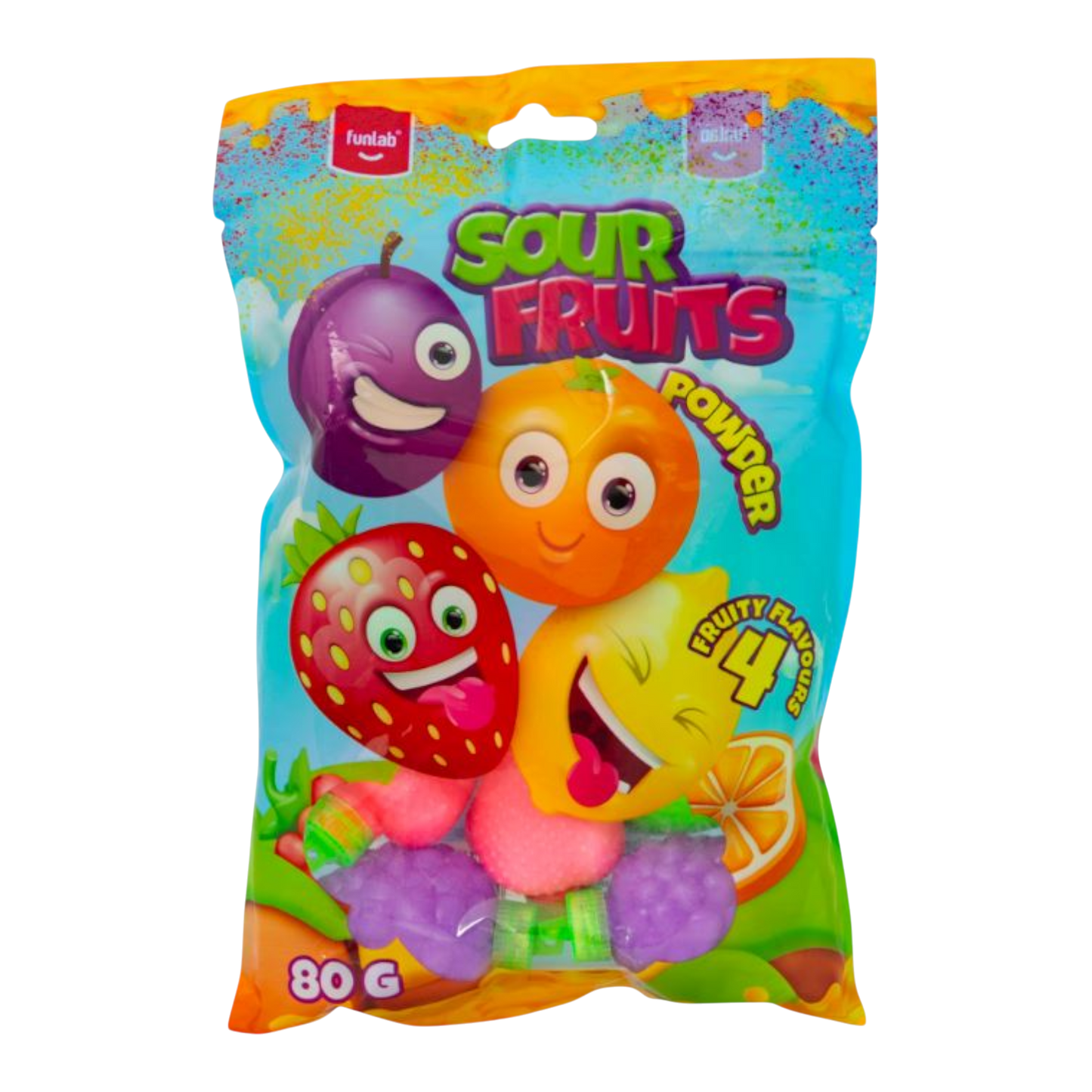 Funlab Sour Fruits (8 Stück x 10 g) 80 g