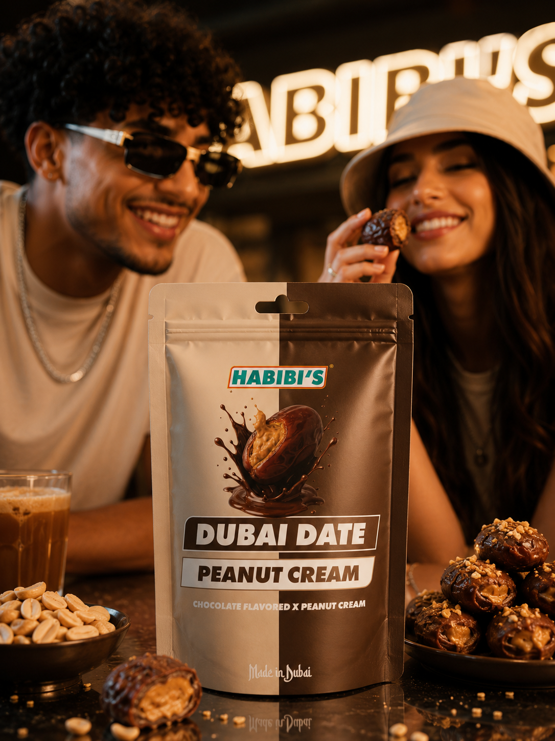 Habibi’s Dubai Dattel-Erdnusscreme 100g