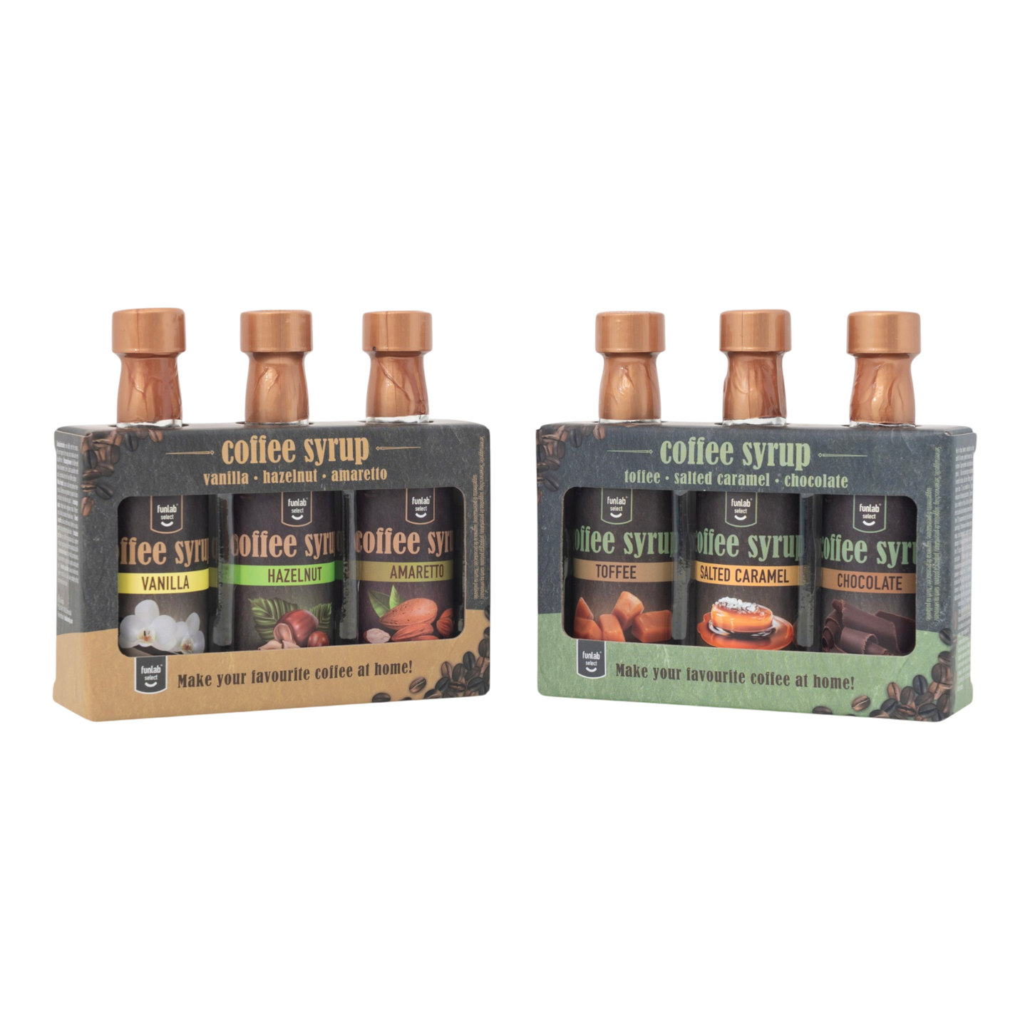 Funlab Coffee Toppers Mix Case - 2 Designs 135 ml